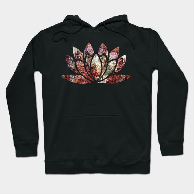 Lotus Pattern Hoodie by Sloth Station